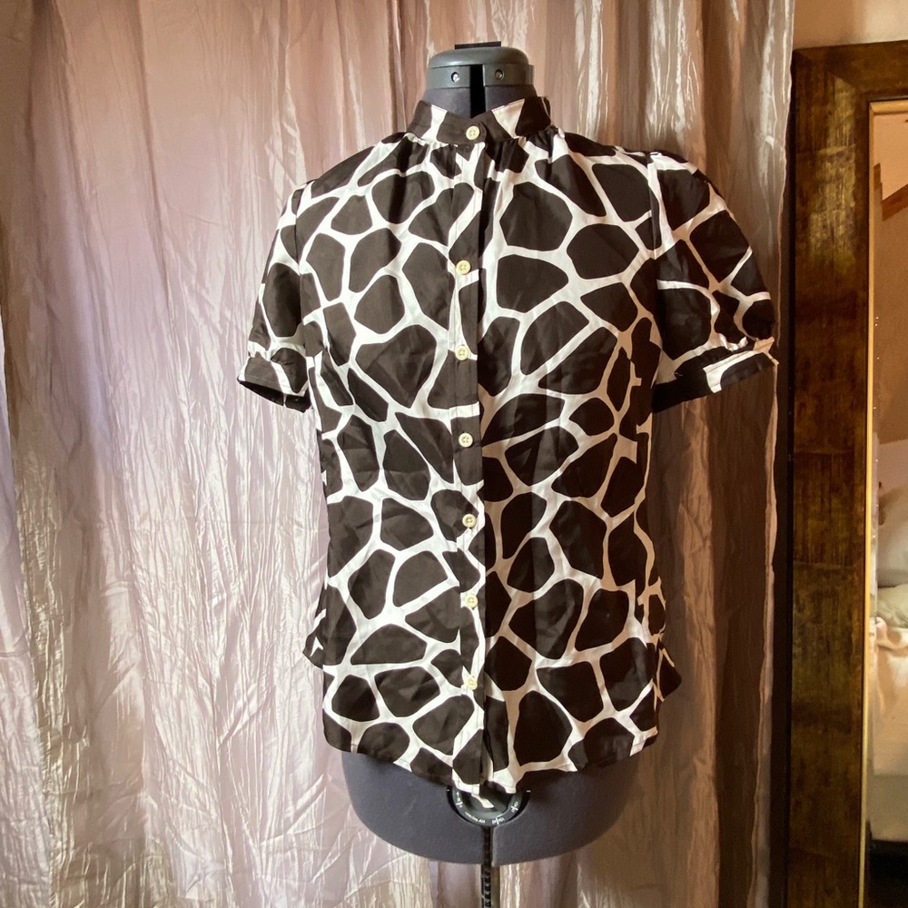 Banana Republic animal print blouse Heritage